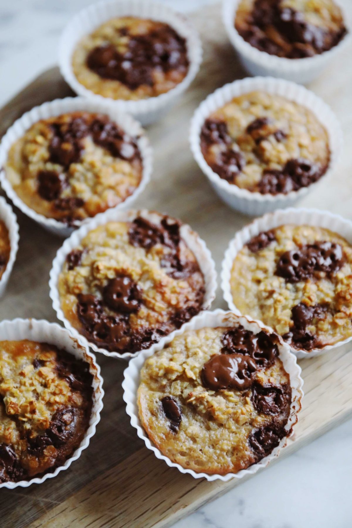 Bananmuffins Med Havregryn Nemme Muffins Med Banan Og Chokolade