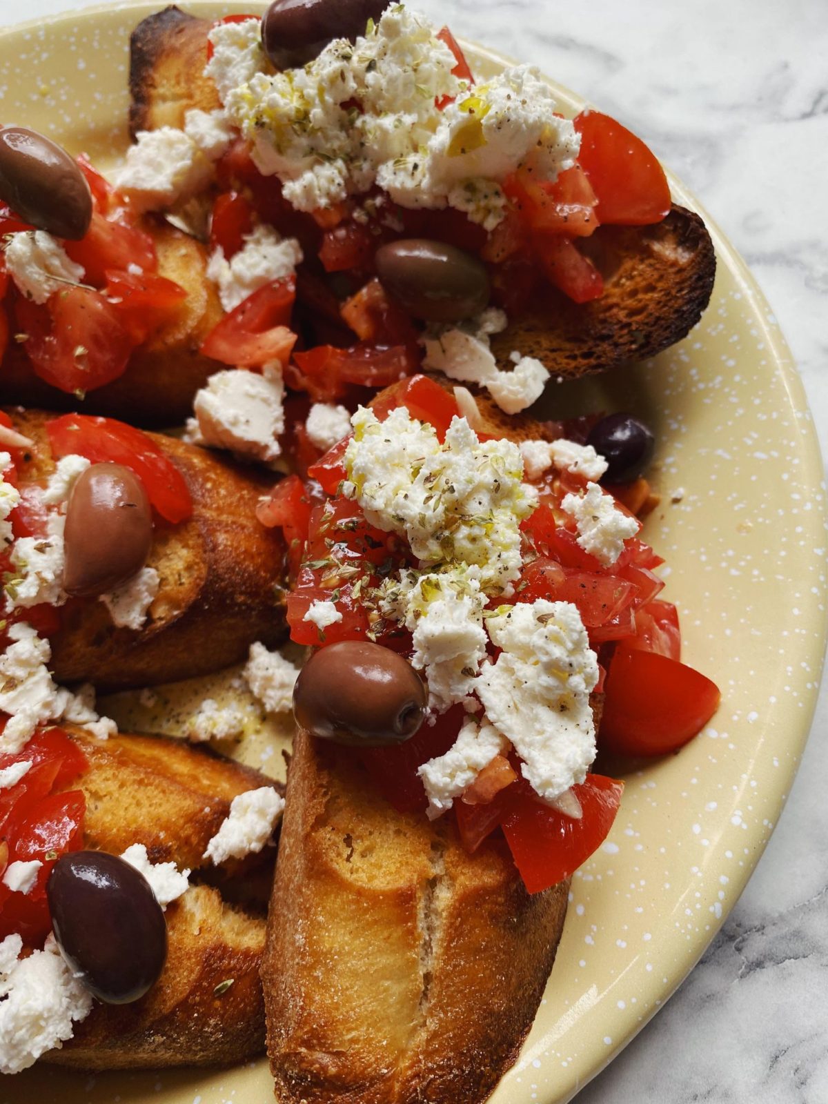 Gr Sk Bruschetta Med Feta Og Oliven