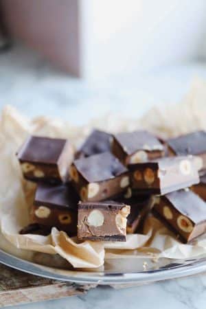 Hjemmelavet Ragusa (chokoladebar)