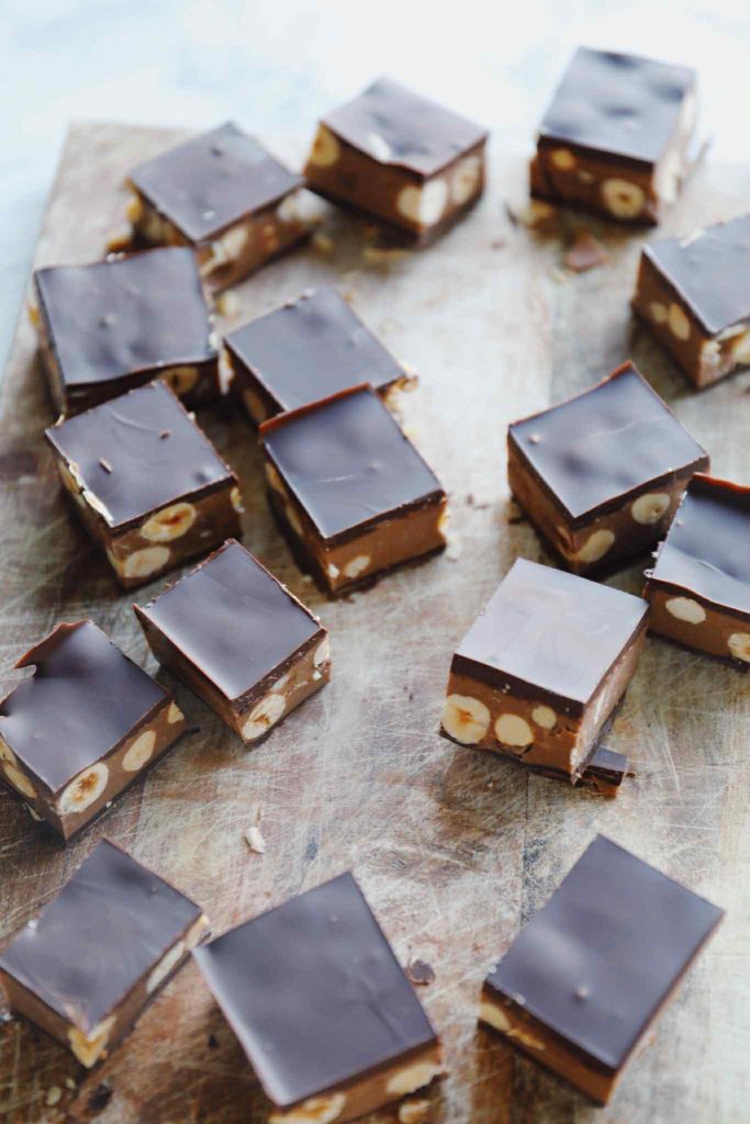 Hjemmelavet Ragusa (chokoladebar)