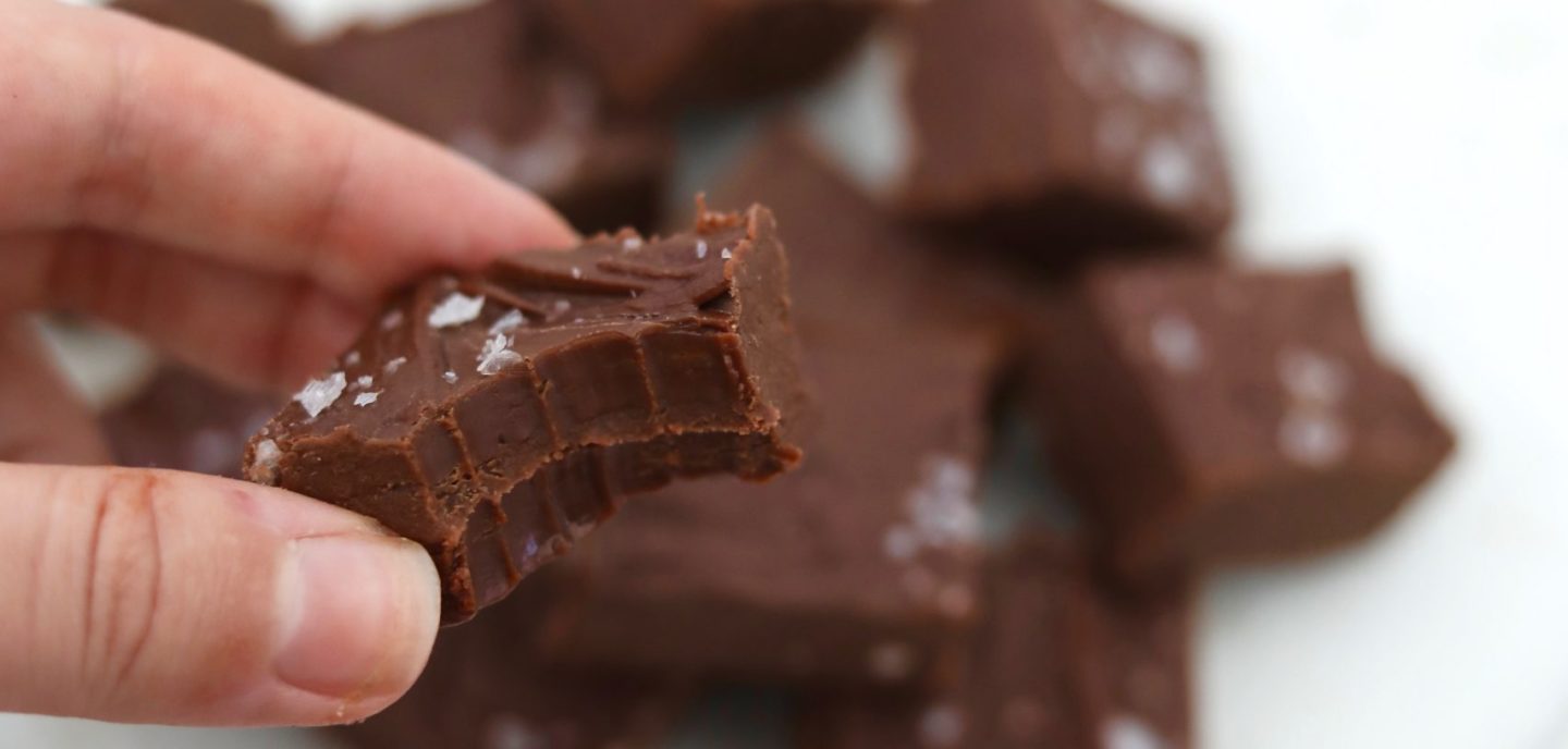 Chokolade fudge med havsalt