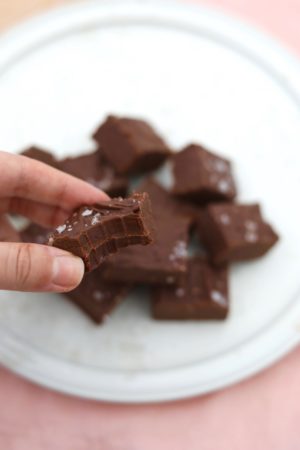 Chokolade fudge med havsalt