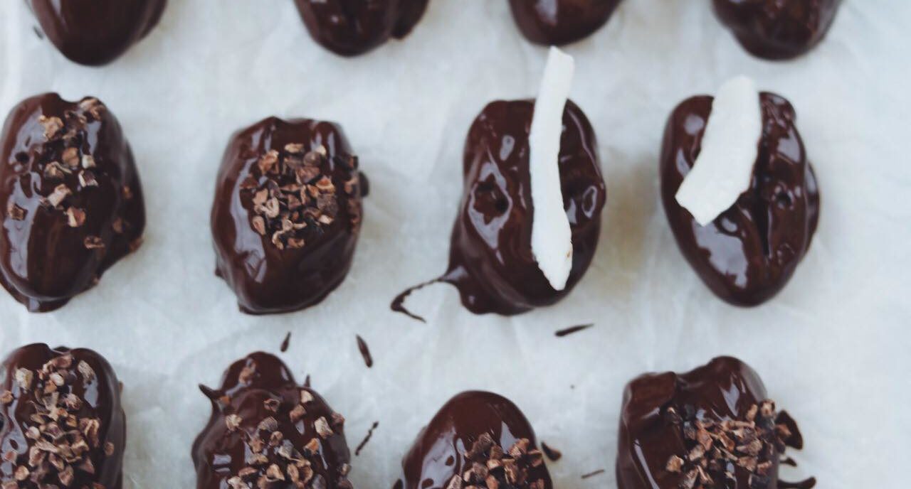 2 slags dadelkonfekt