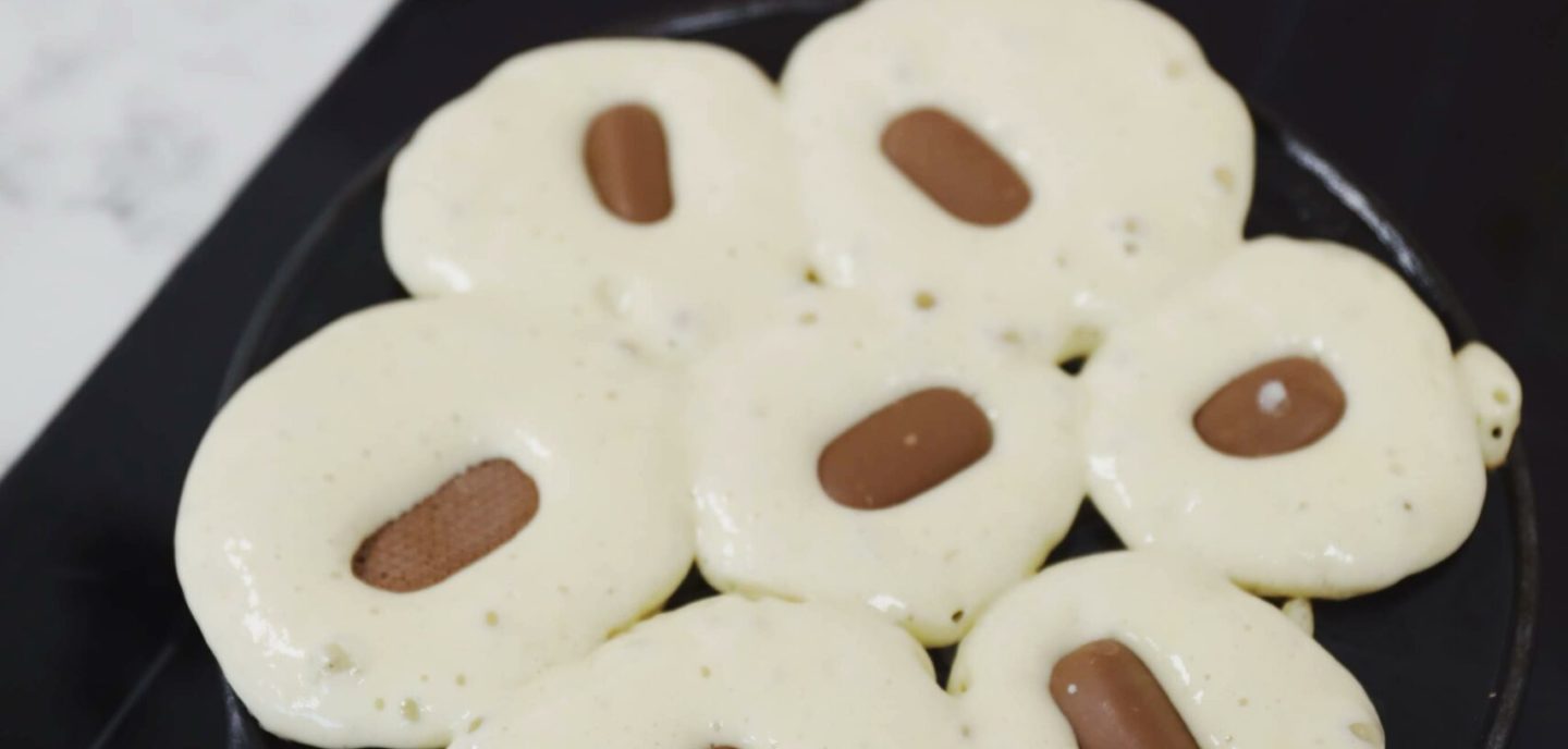 Æbleskiver med Dumle