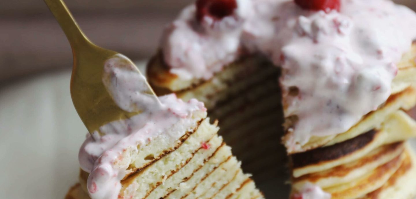 Amerikanske pandekager med surdej