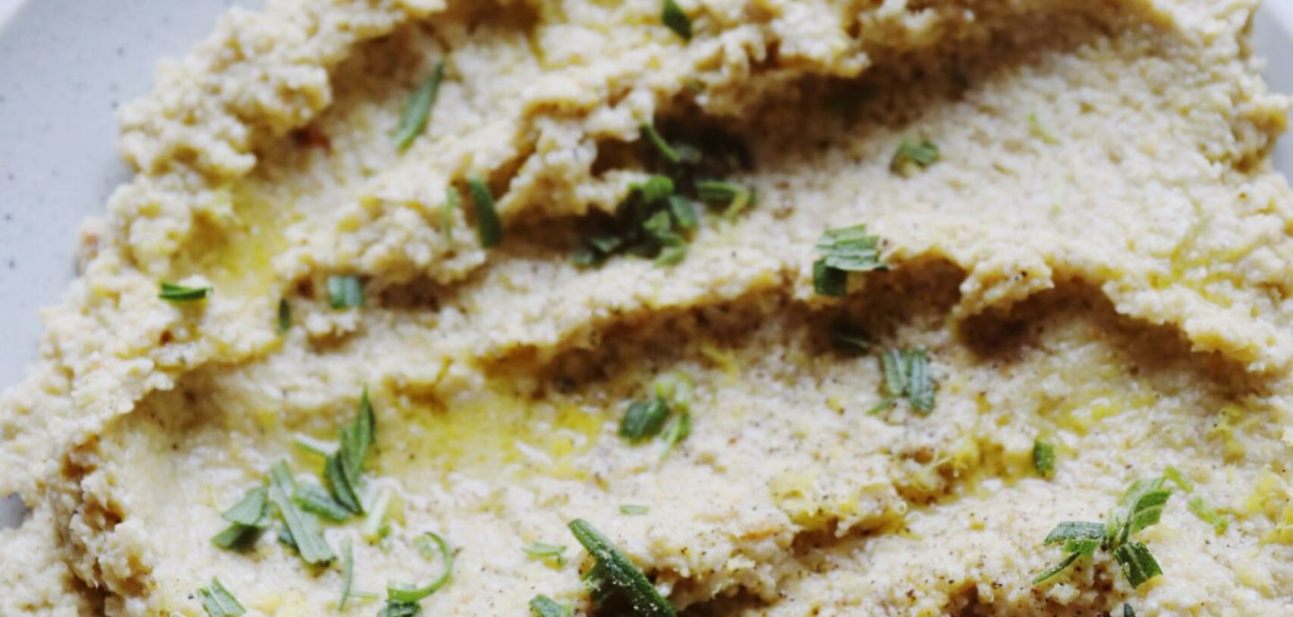 Artiskokcreme med confiterede hvidløg