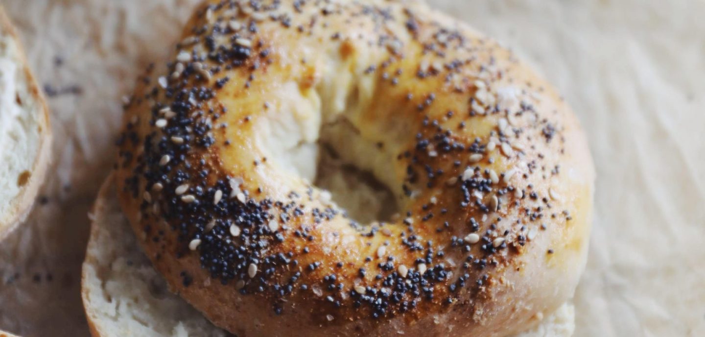 Bagels med kun 2 ingredienser