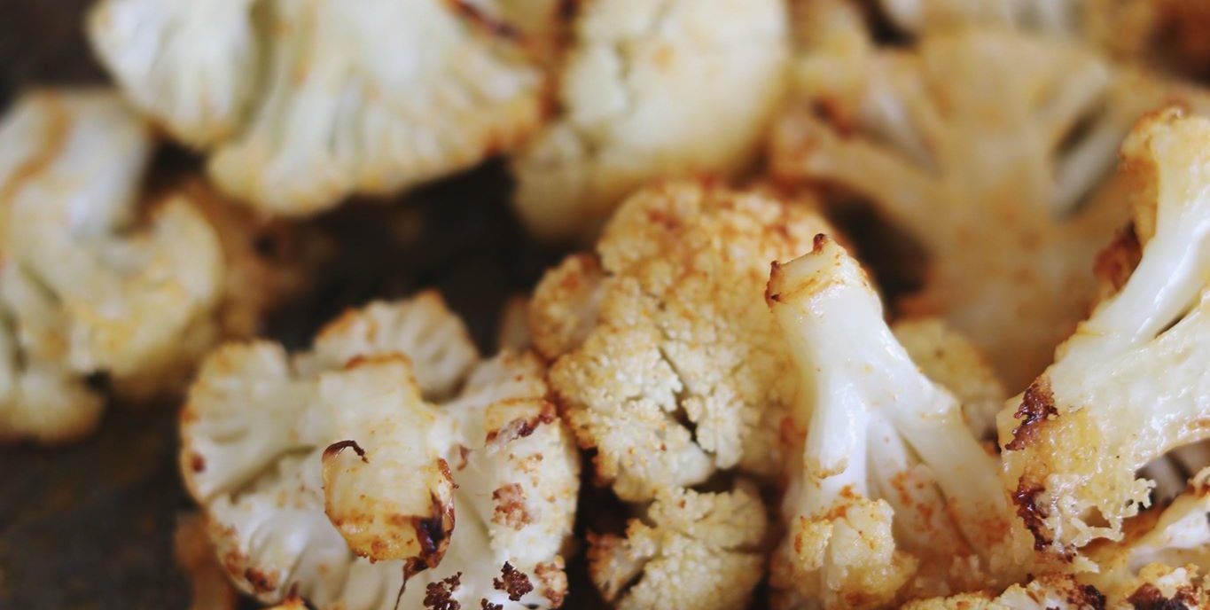 Bagt blomkål med parmesan