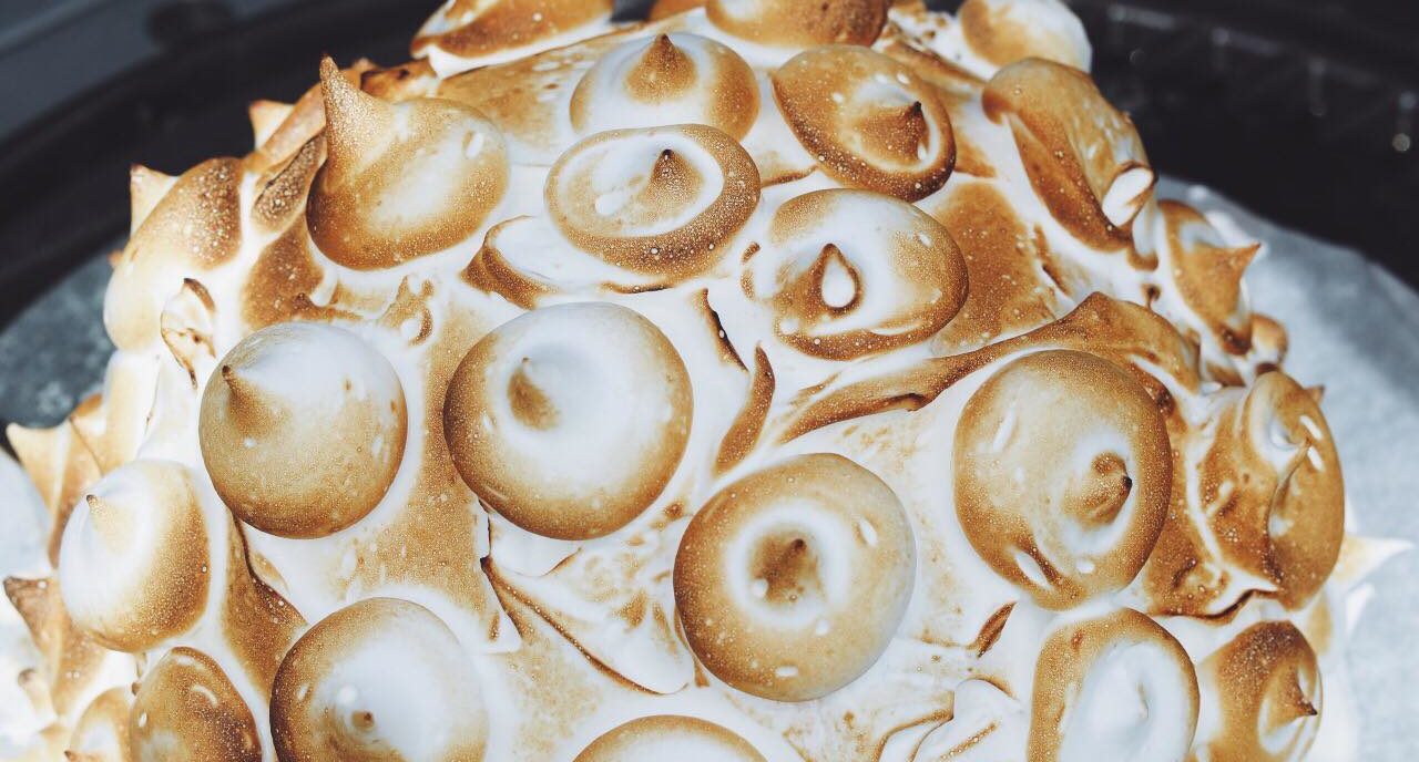 Baked Alaska (indbagt islagkage)