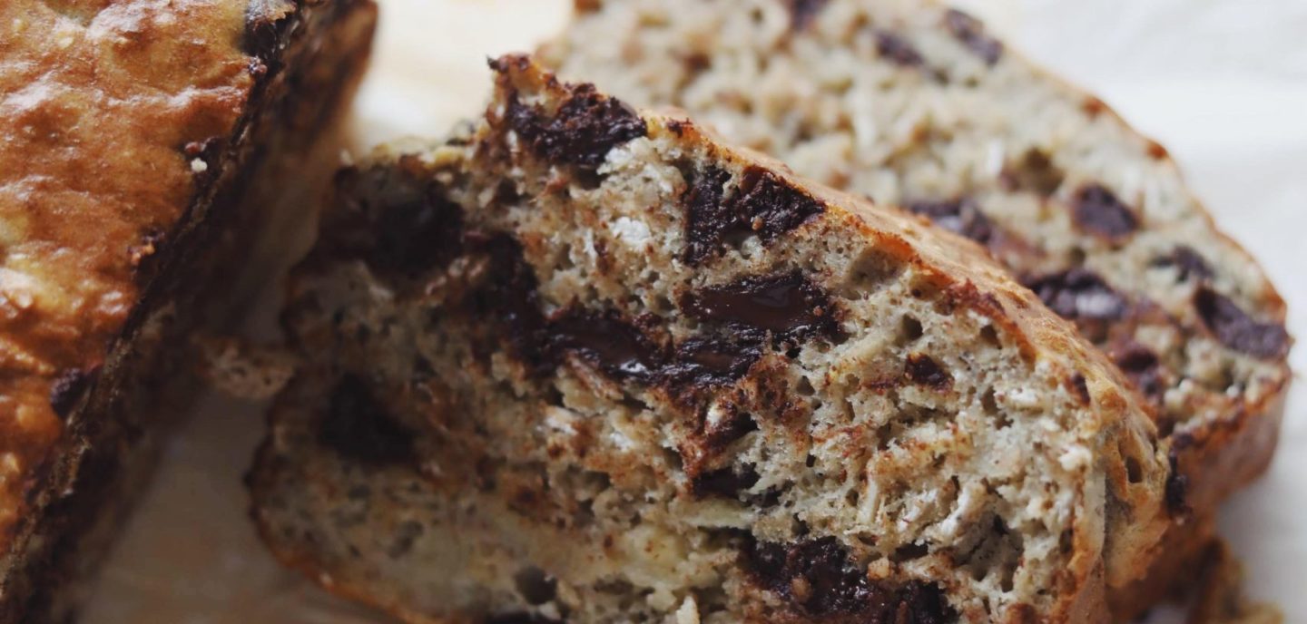 Bananbrød med havregryn og kardemomme