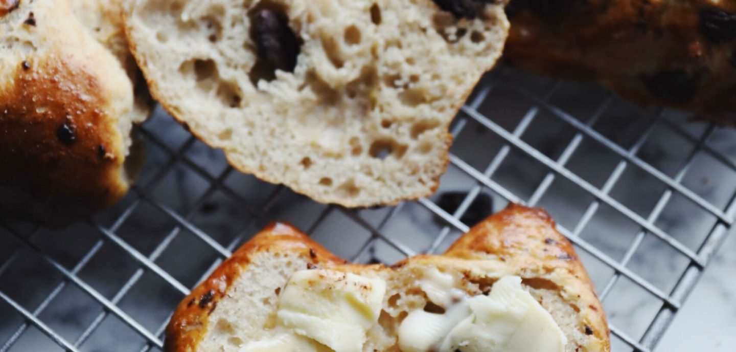 Bananbrud med chokolade