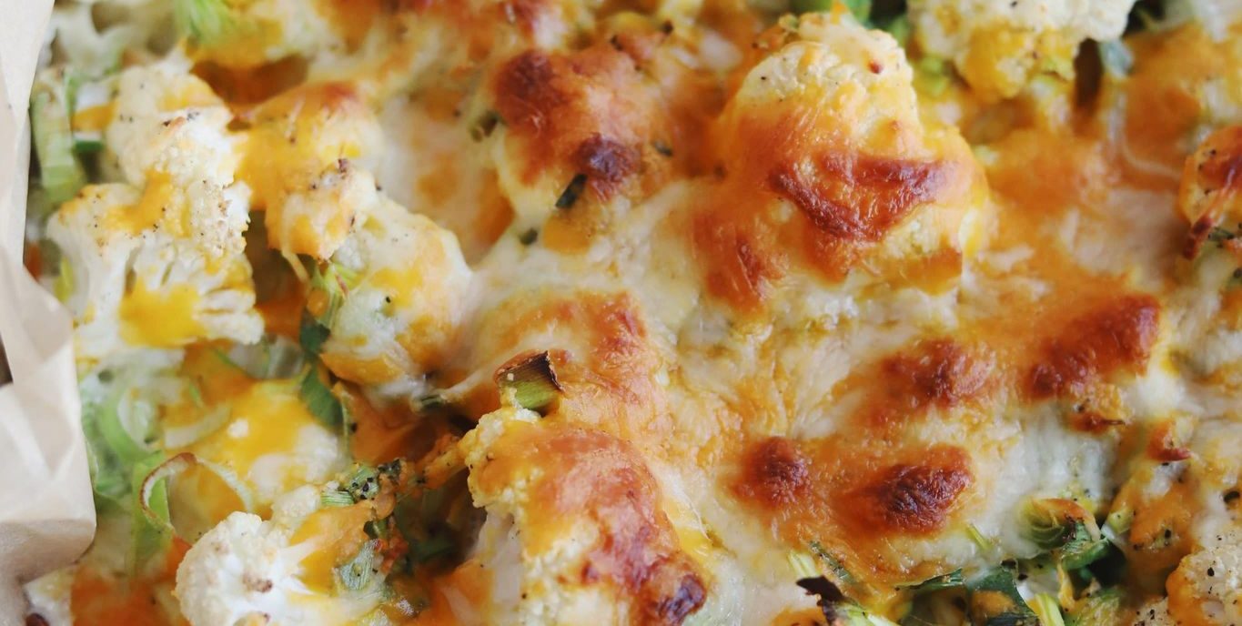 Blomkålsfad med porrer