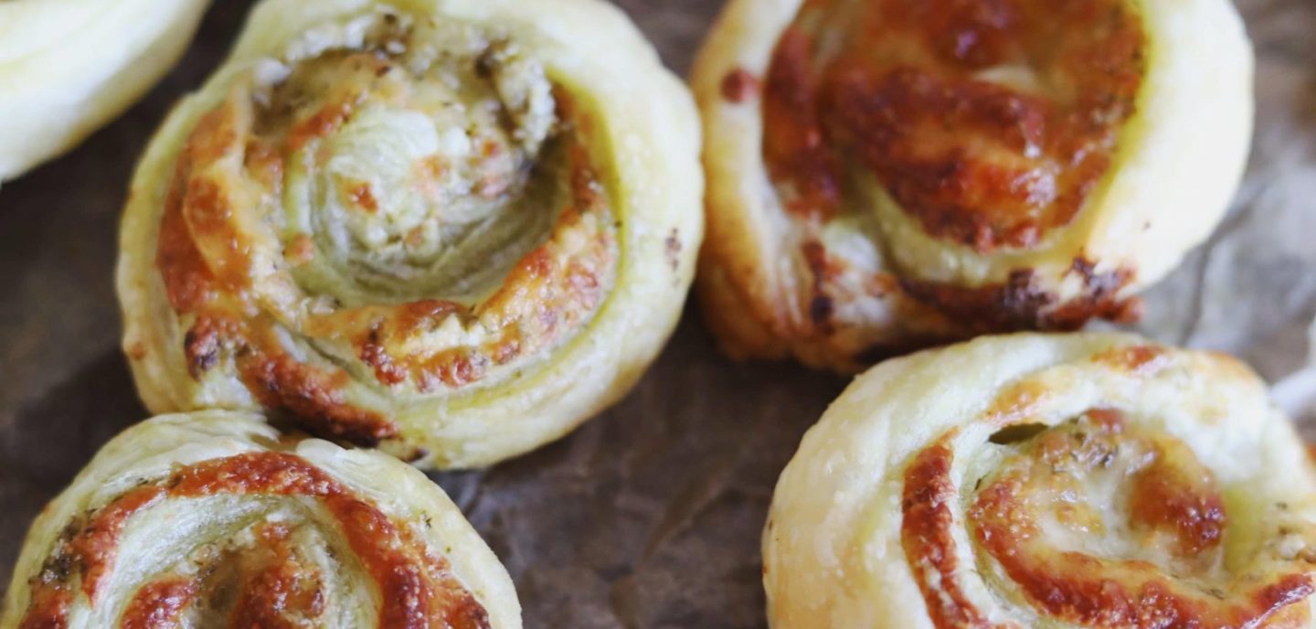 Butterdejssnegle med pesto