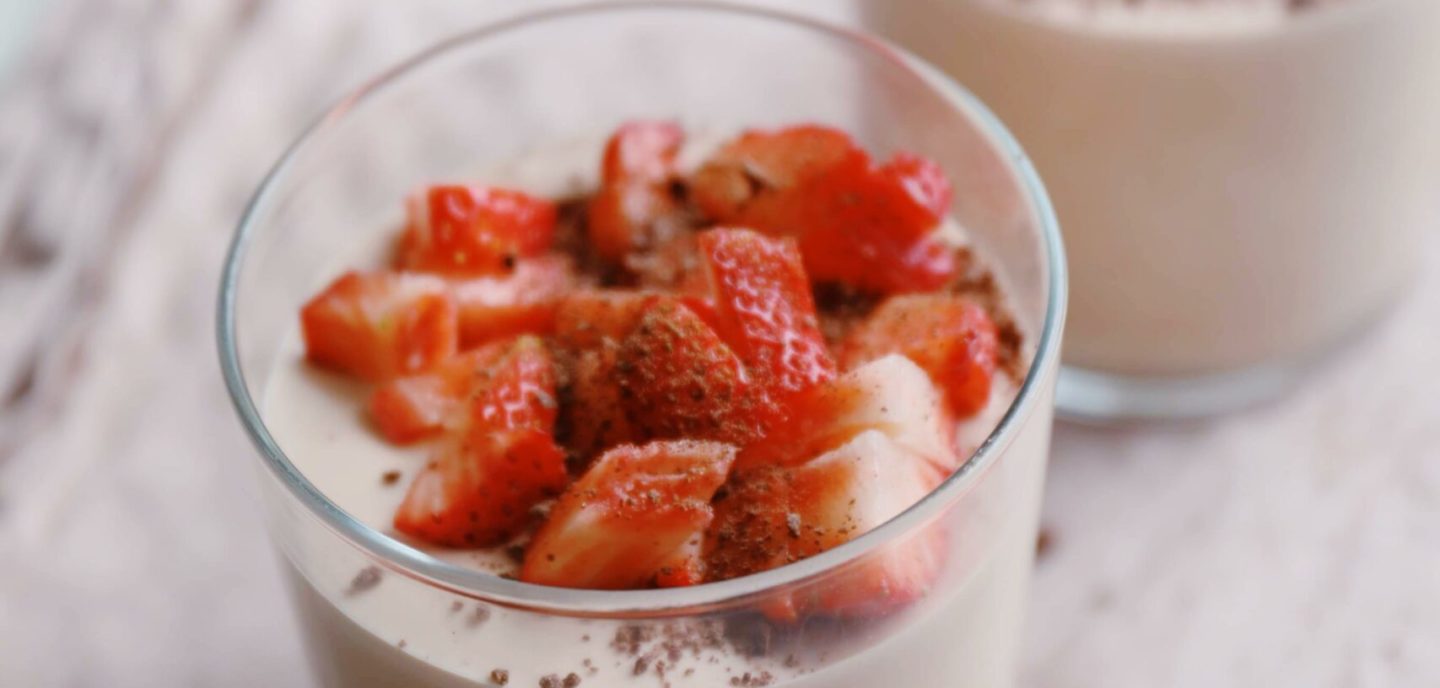 Chokolademousse med hytteost