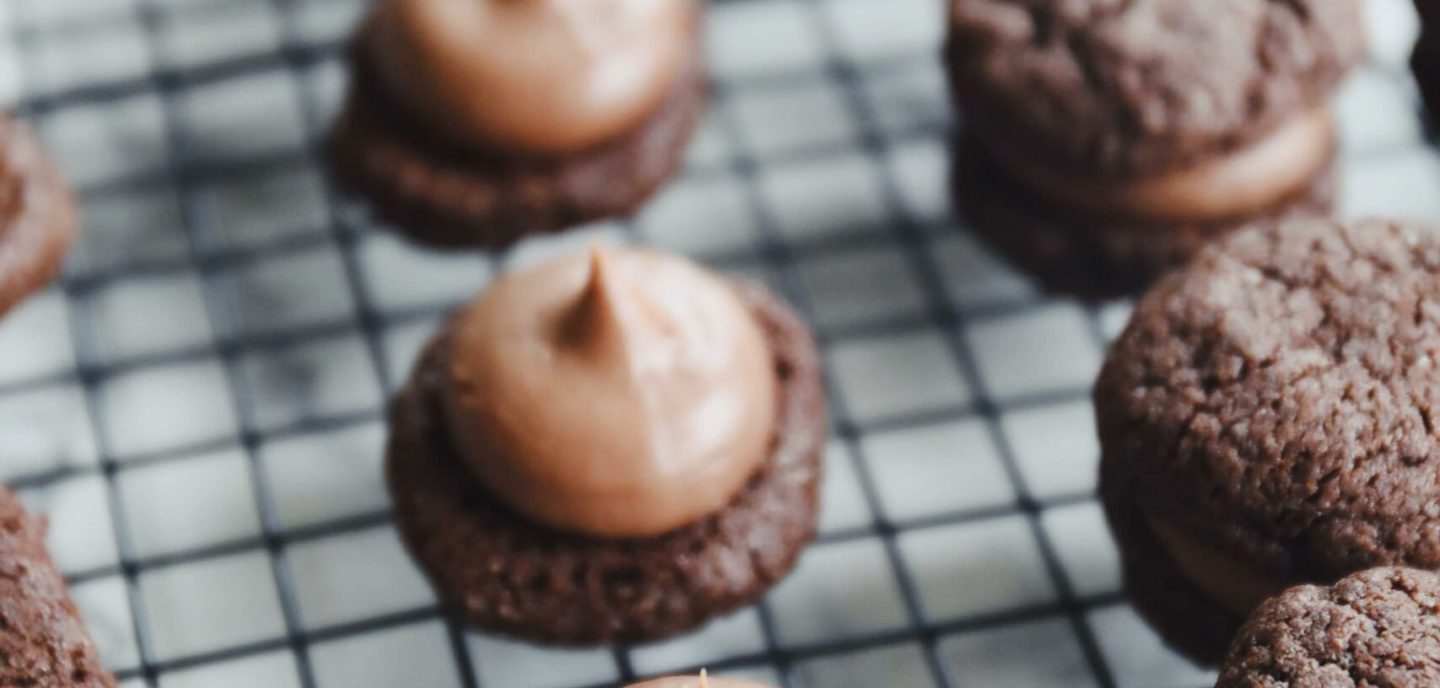 Chokoladesmåkager med ganache