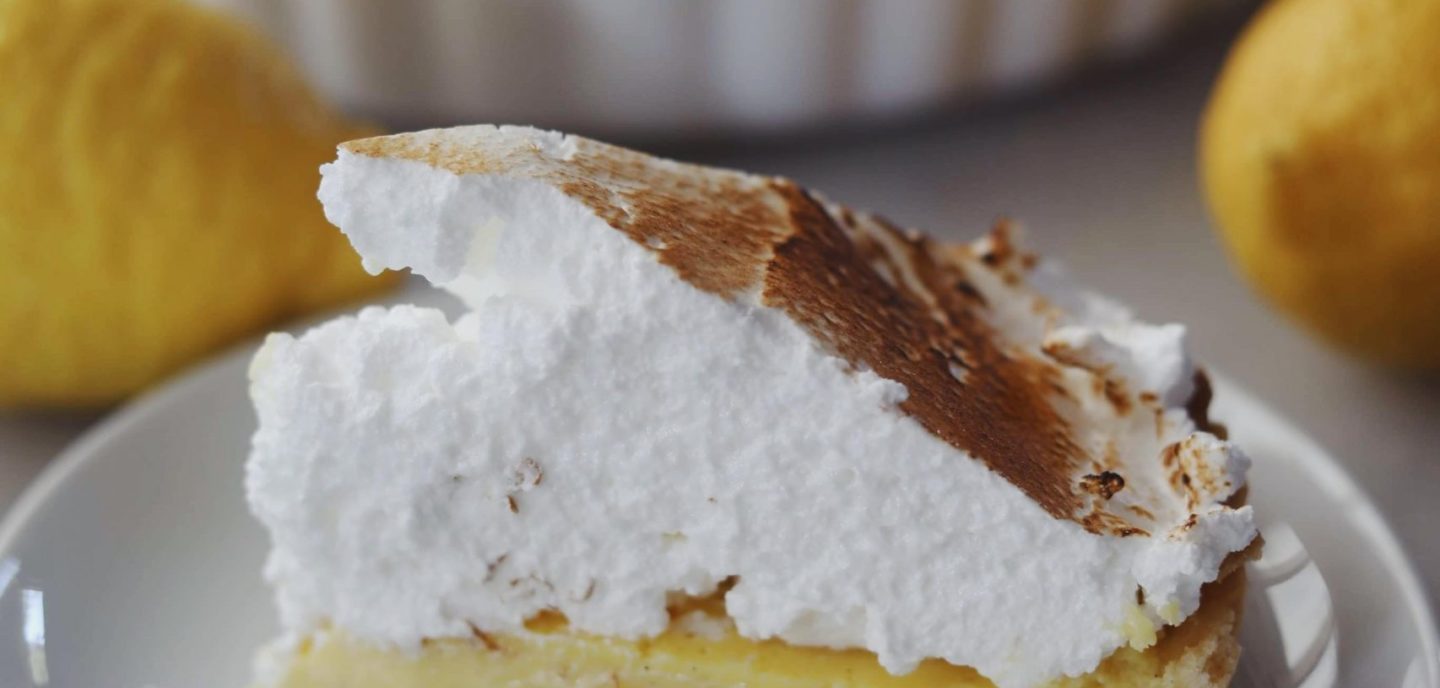 Citrontærte med marengs