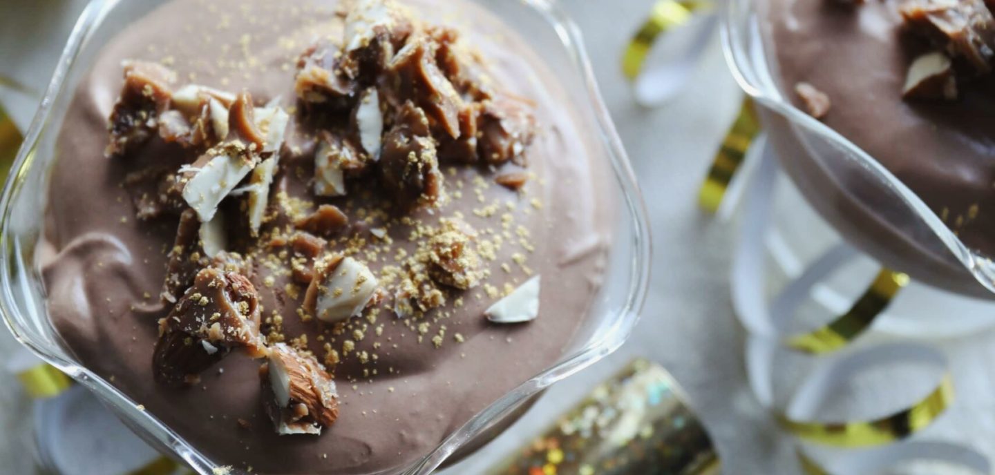 Dobbelt chokoladedessert