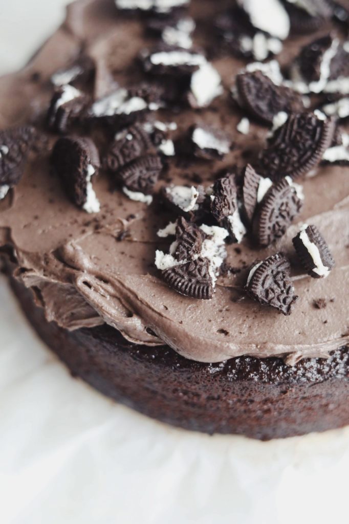 Fredagshygge- Chokoladekage med Oreo frosting