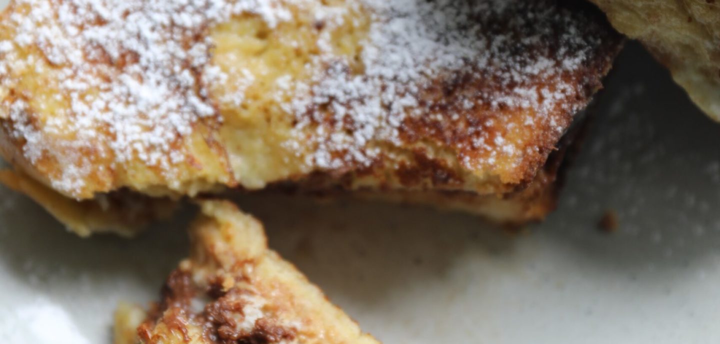 French toast med fyld