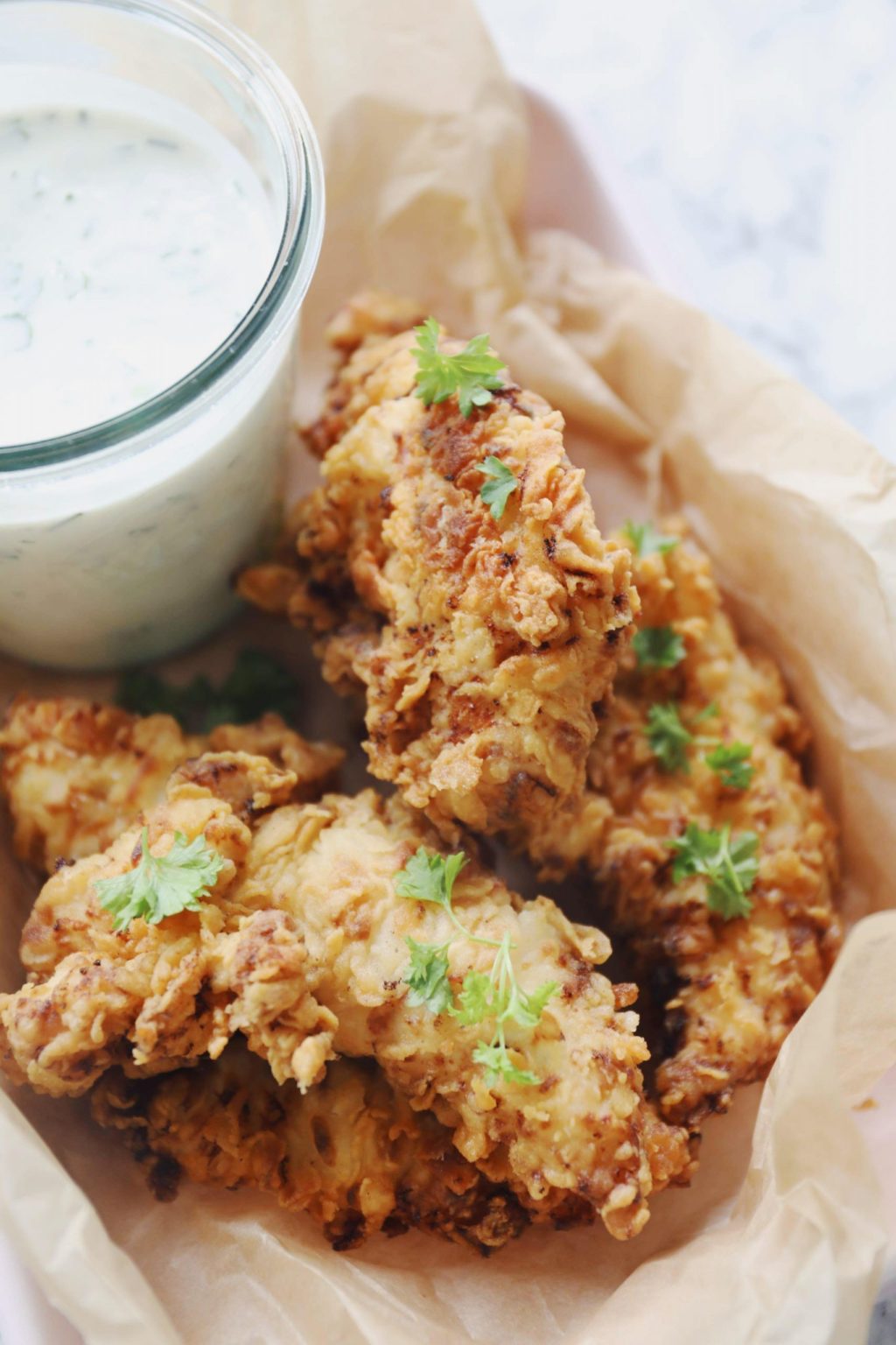 Fried chicken Opskrift på sprød og saftig fried chicken