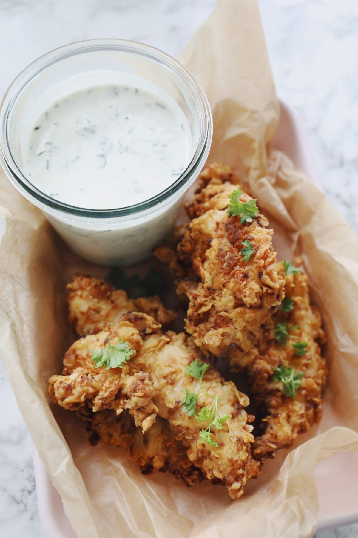 Fried chicken Opskrift på sprød og saftig fried chicken