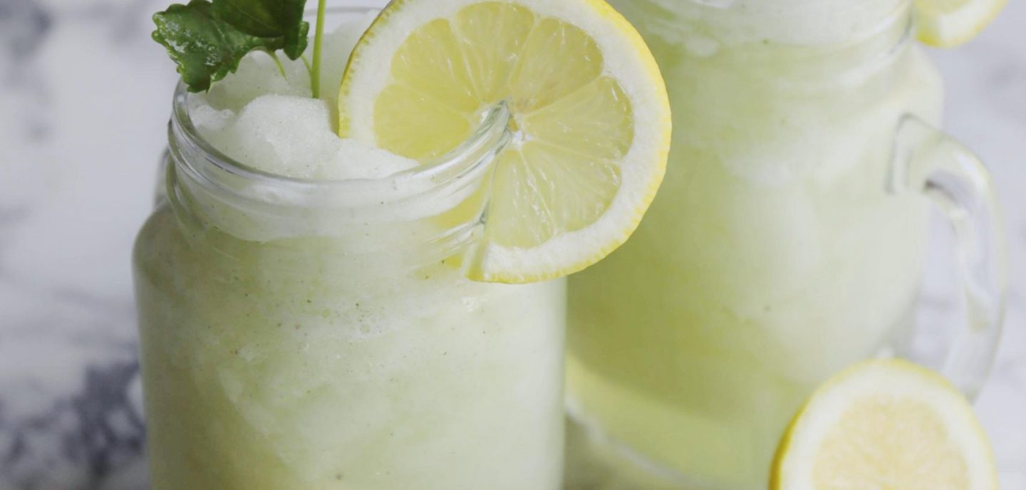 Frozen lemonade med mynte