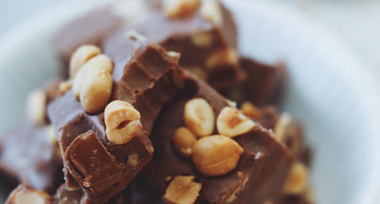 Fudge med Dumle og peanuts