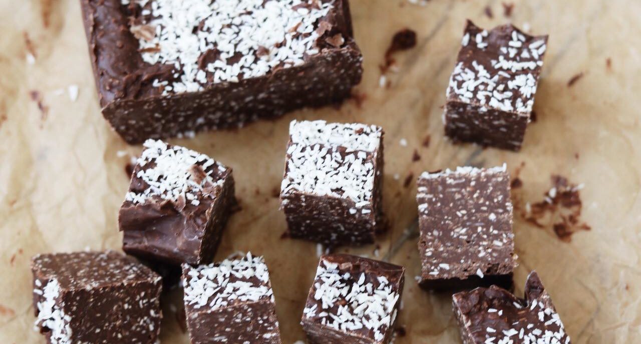 Fudge med smag af havregrynskugler