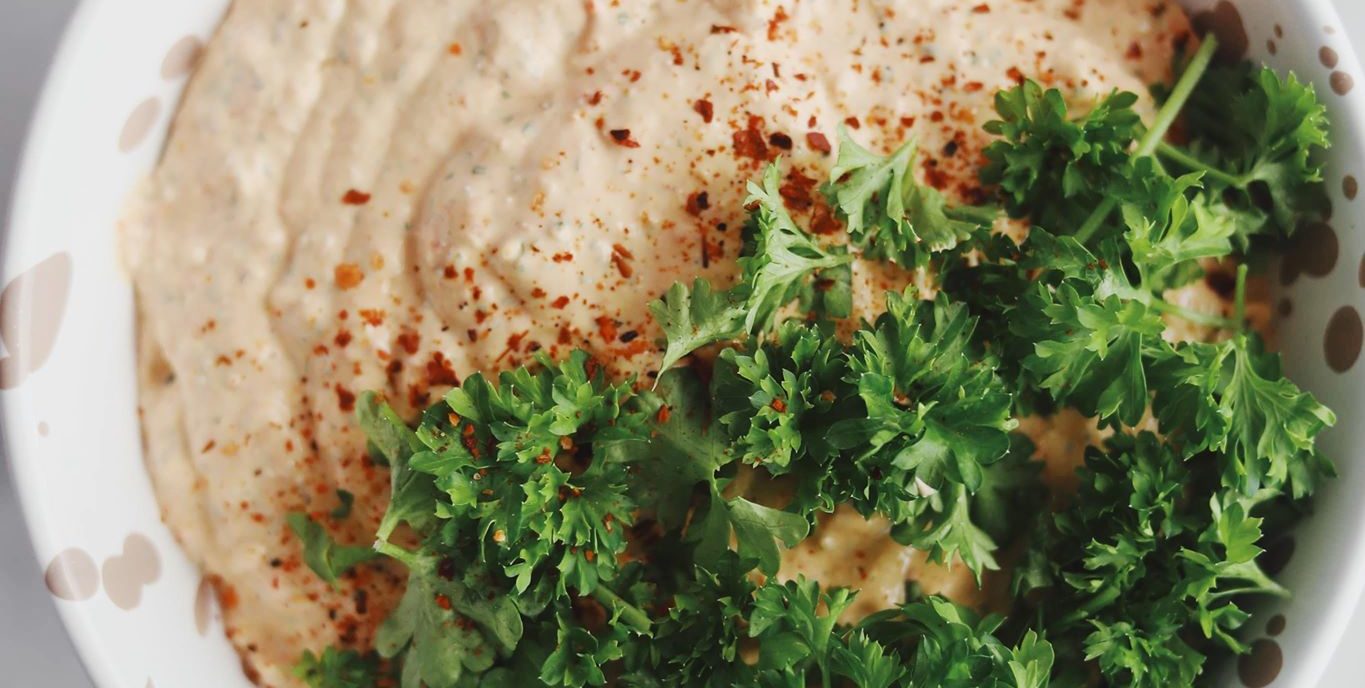 Haydari med peberfrugt og feta