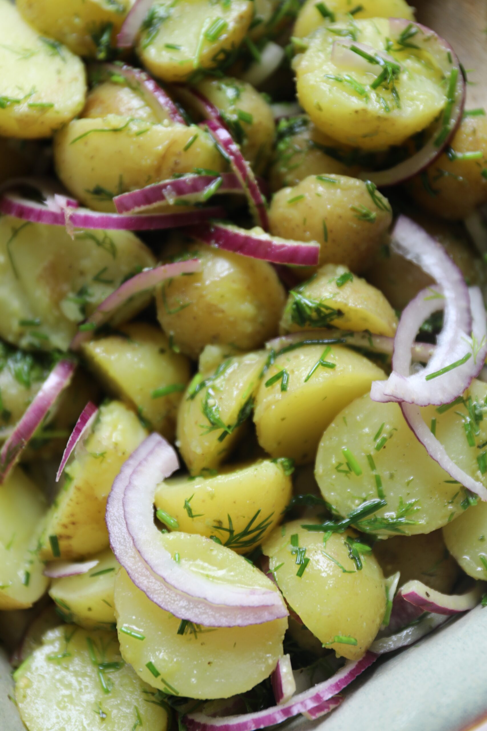 Kartoffelsalat med urter