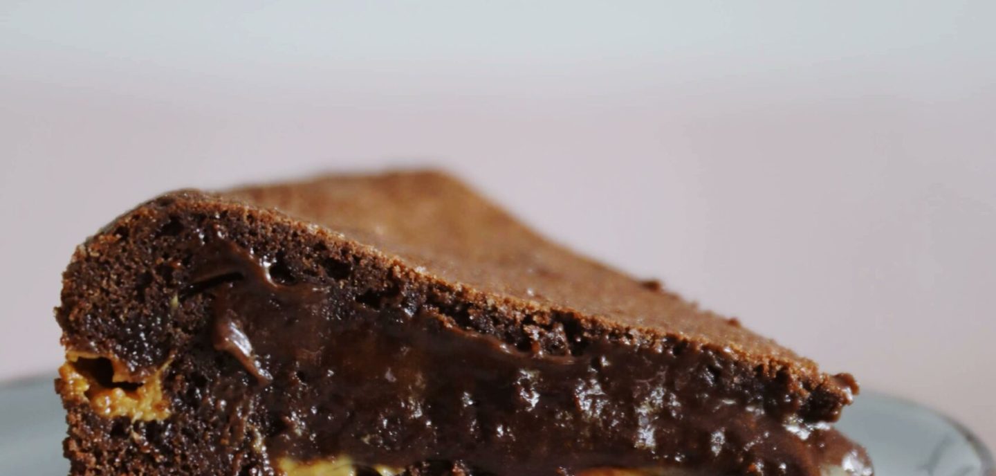 Kladdkaka med karamel