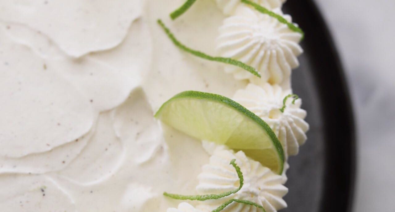Lime cheesecake