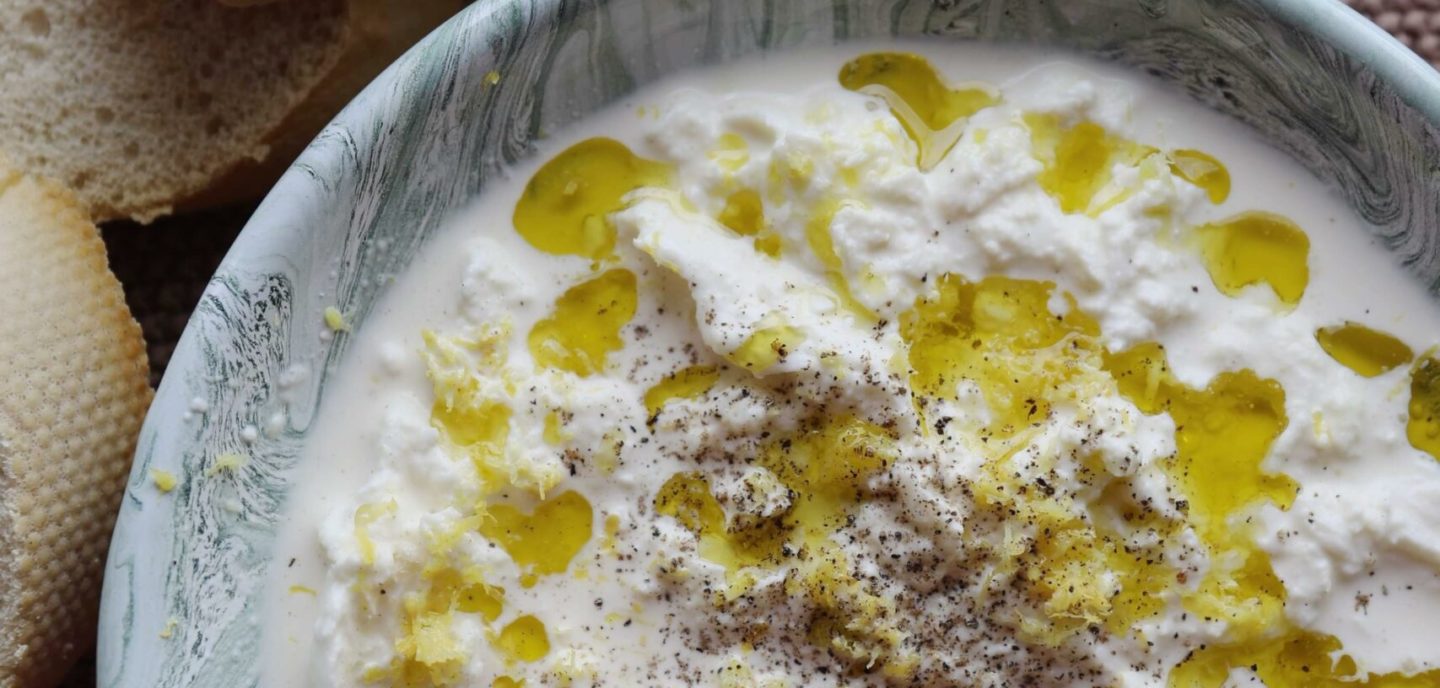 Luksus mozzarella (stracciatella ost)