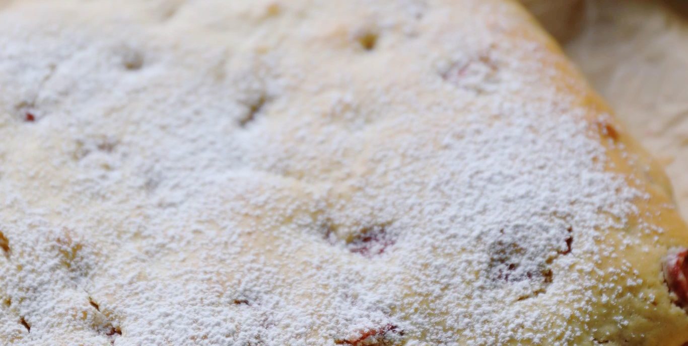 One bowl rabarberkage