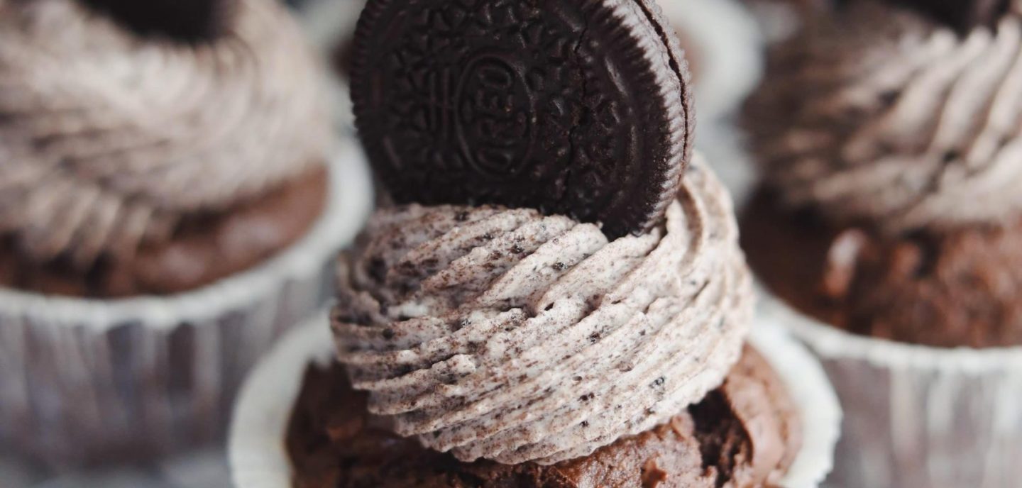 Oreo cupcakes med nutella