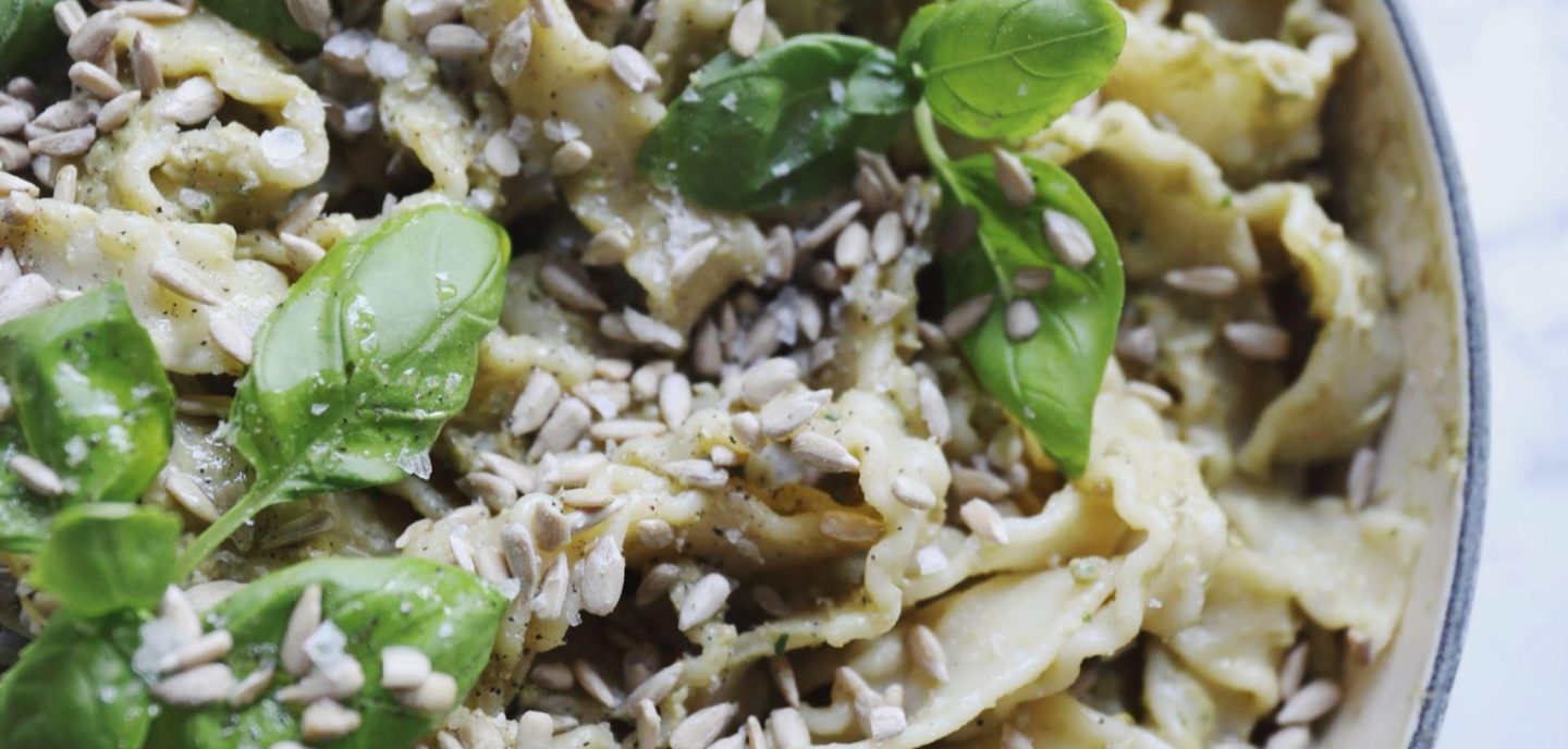 Pasta med avocadopesto