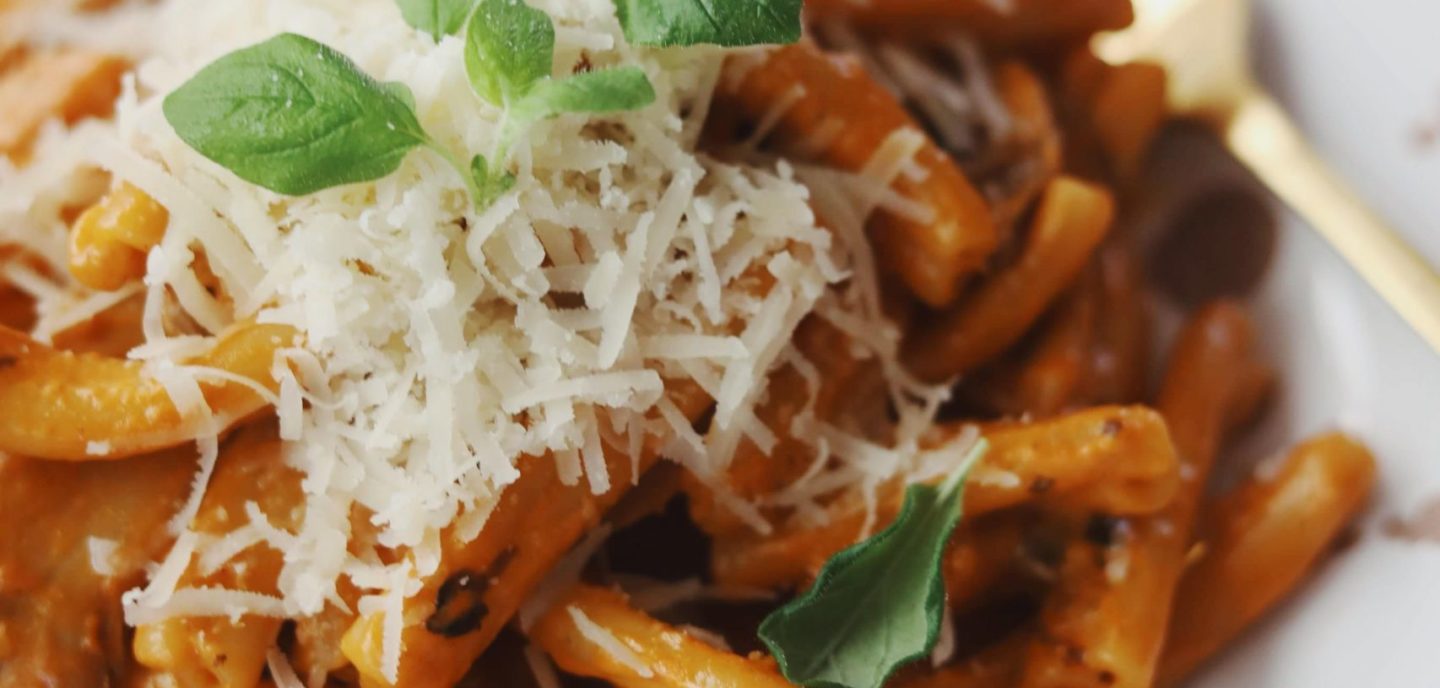 Pastaret med svampe og mascarpone