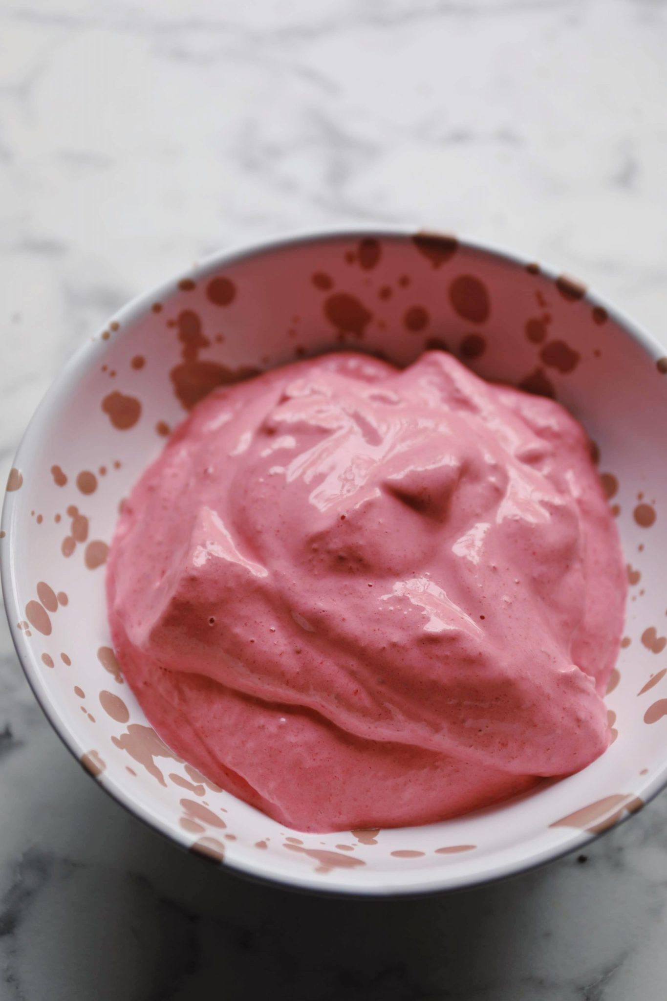 Proteinfluff med kun 3 ingredienser (bærskum) Proteinfluff