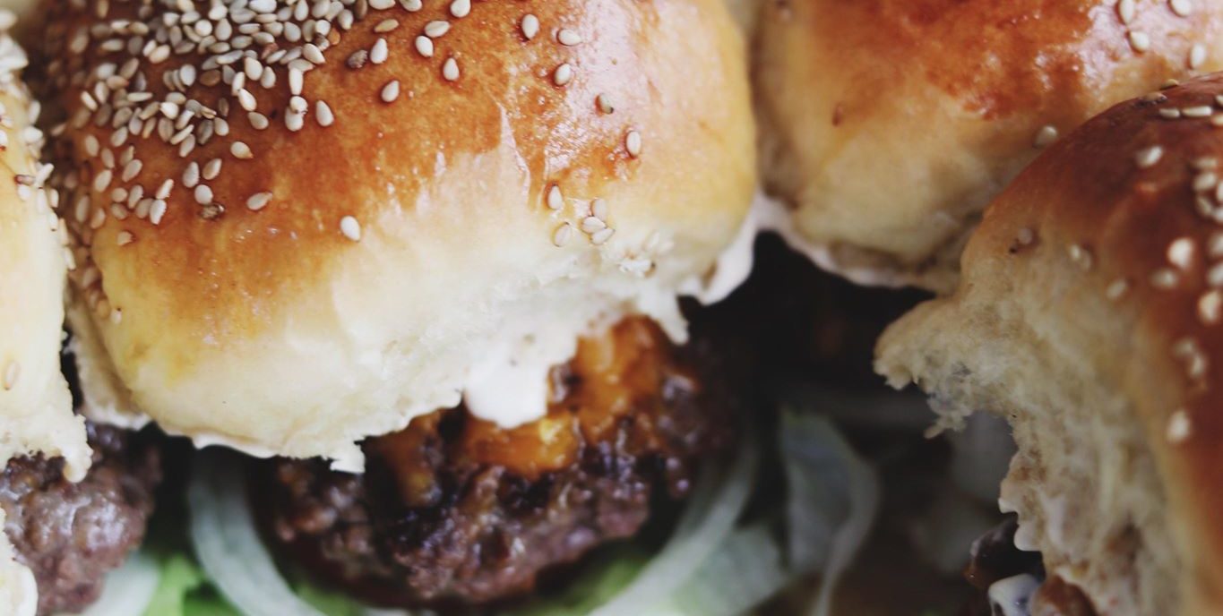 Pull apart cheeseburger