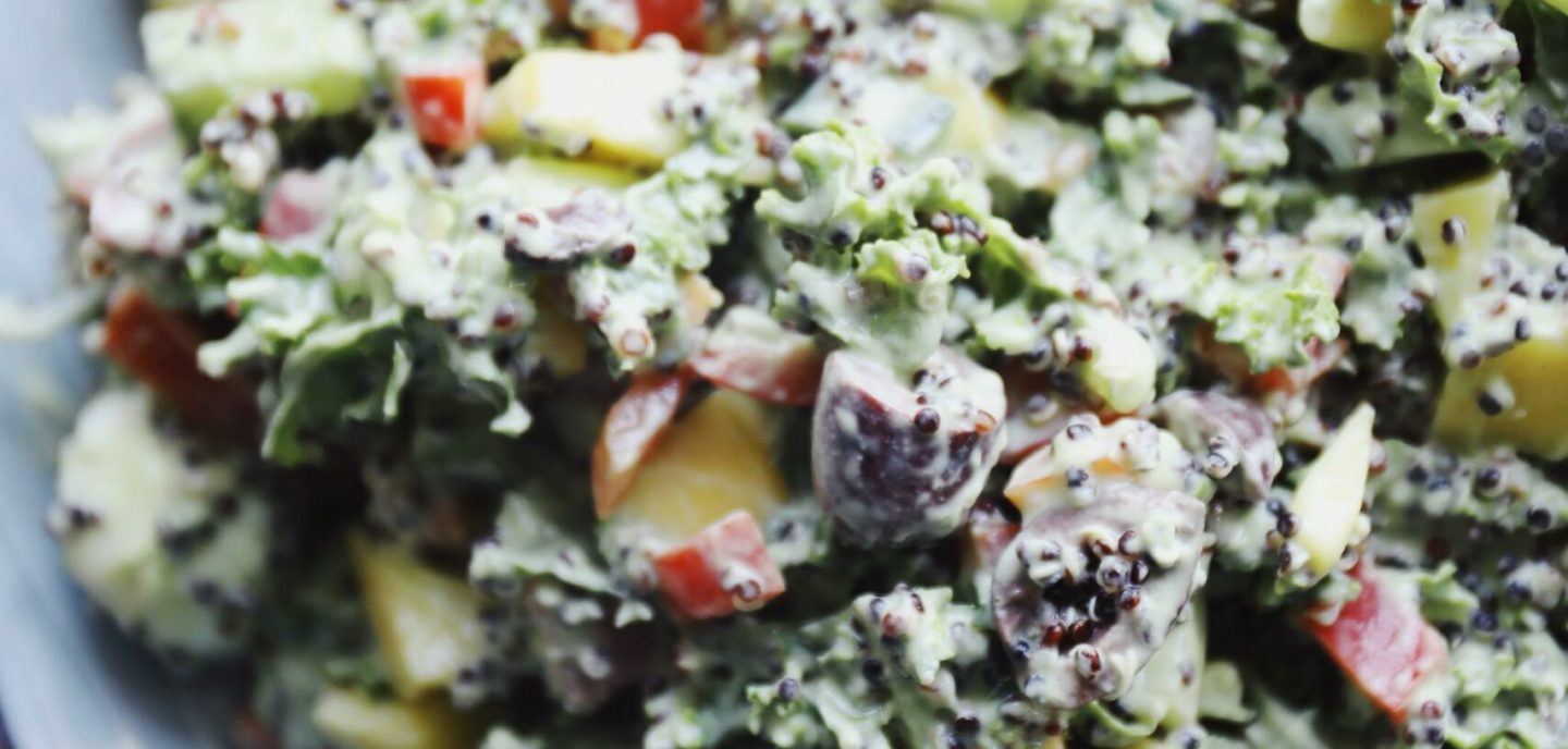 Quinoasalat med mango og avocadodressing 1