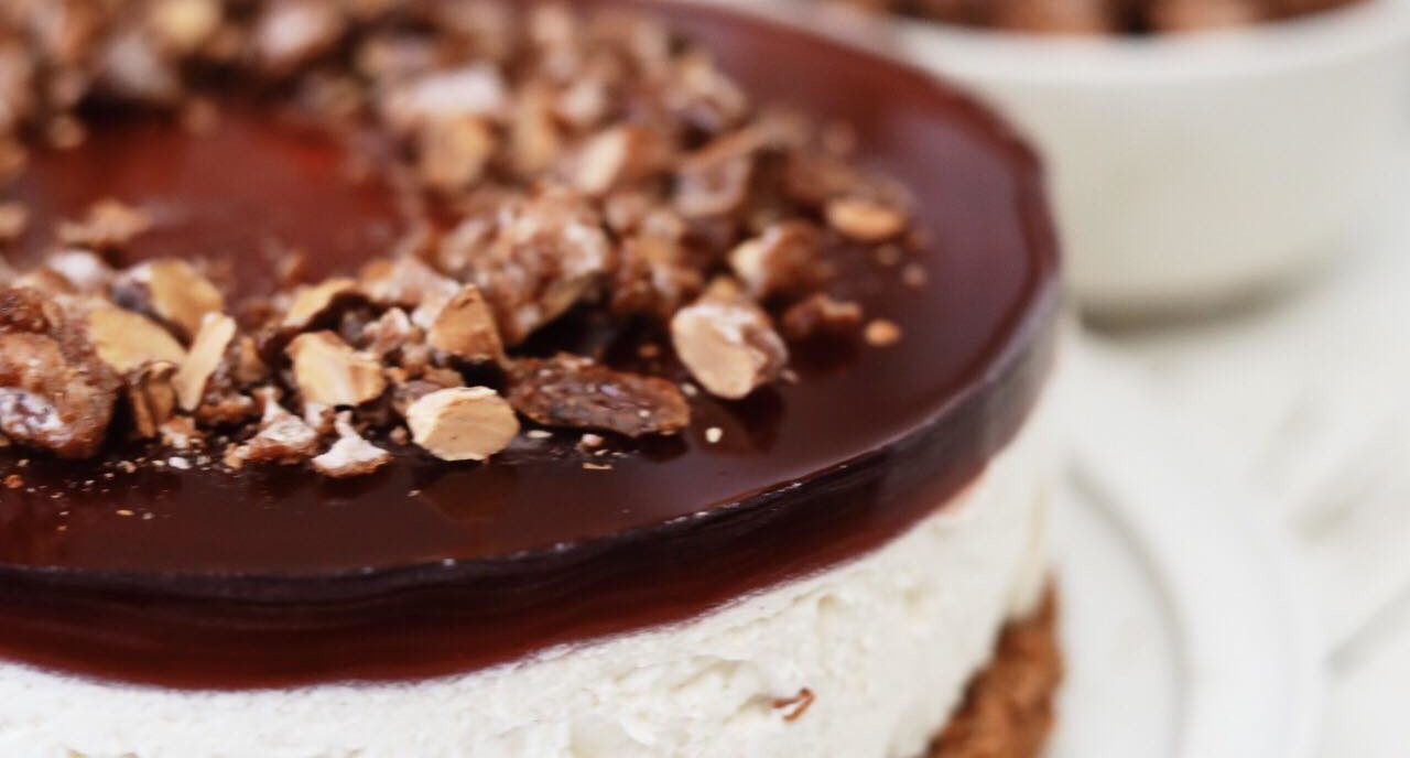 Risalamande cheesecake