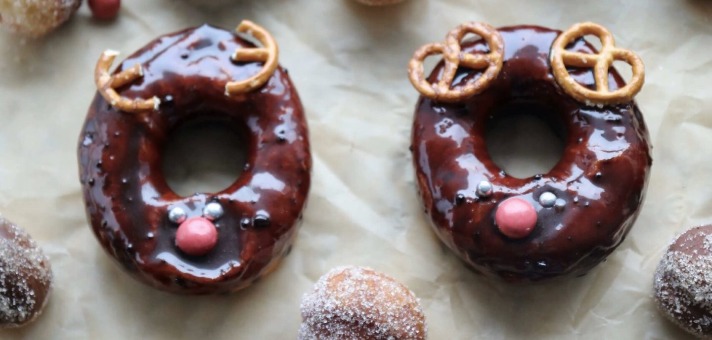 Rudolf donuts (juledonuts)