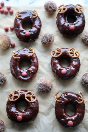 Rudolf donuts (juledonuts)