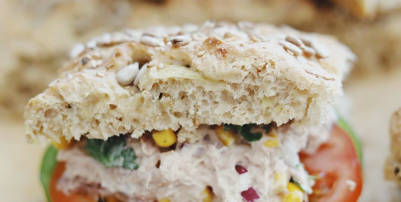 Sandwichbrød med squash