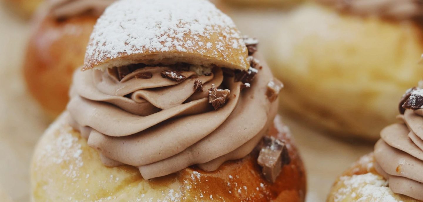 Semlor med Dumle chokoladeskum