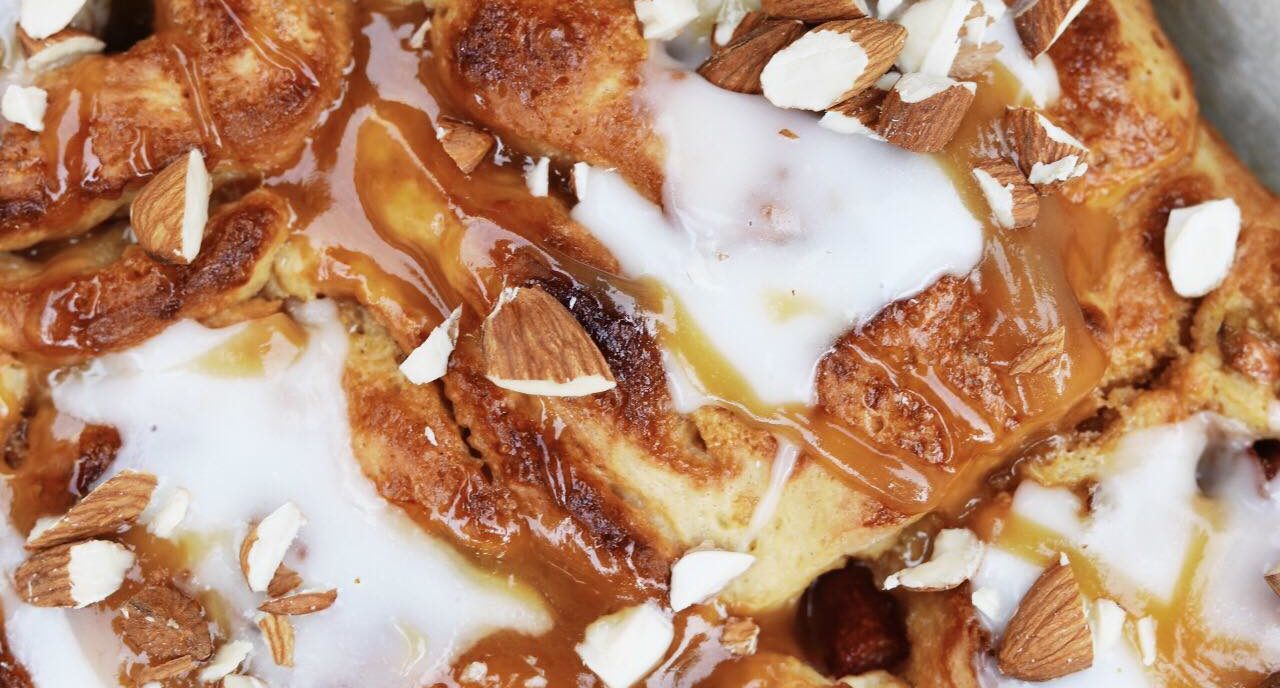 Snegle med rabarber og karamel