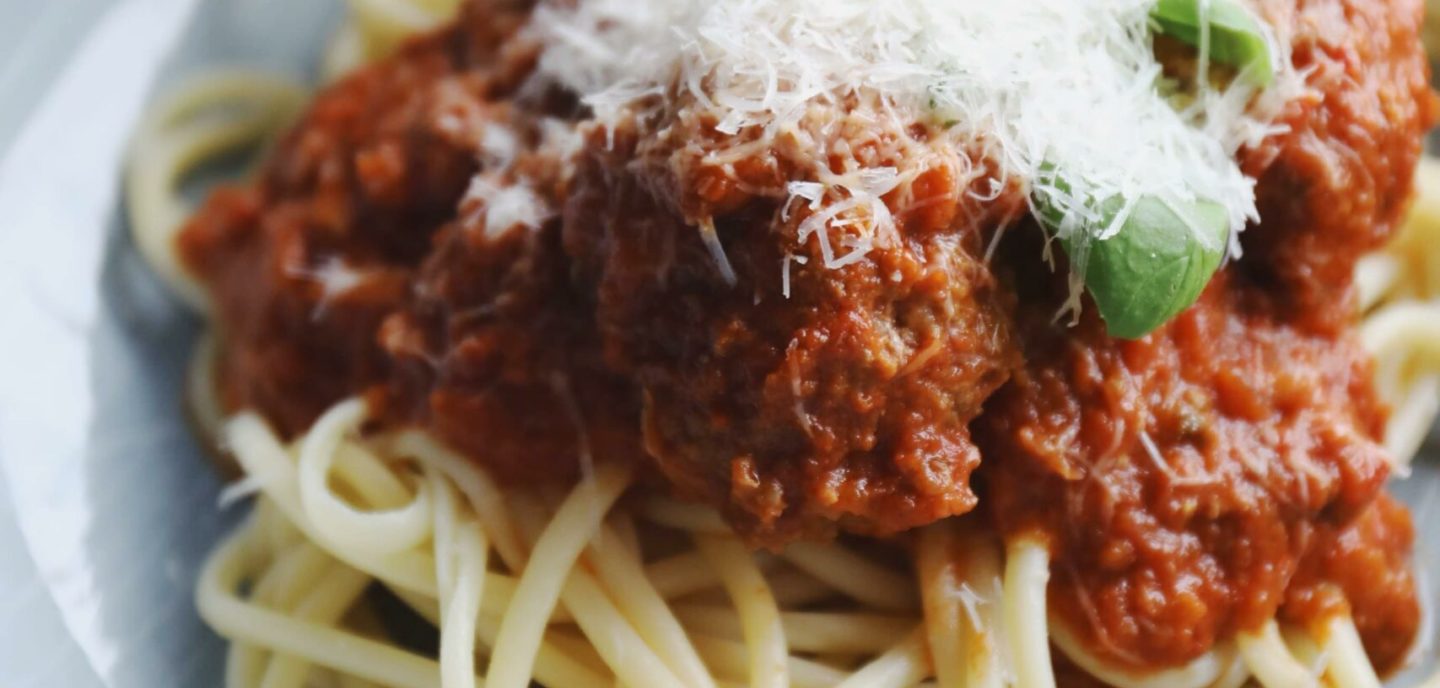 Spaghetti meatballs