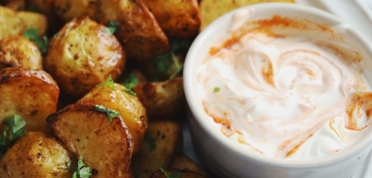 Sprøde kartofler i airfryer