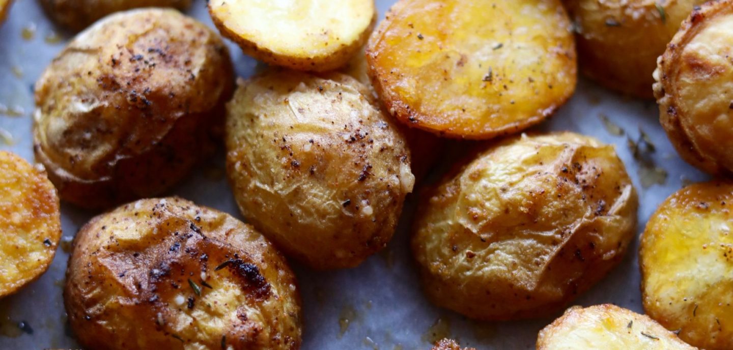 Sprøde ovnbagte kartofler
