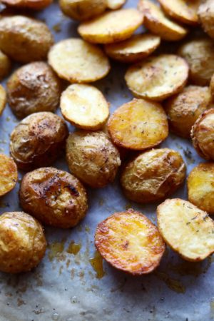 Sprøde ovnbagte kartofler
